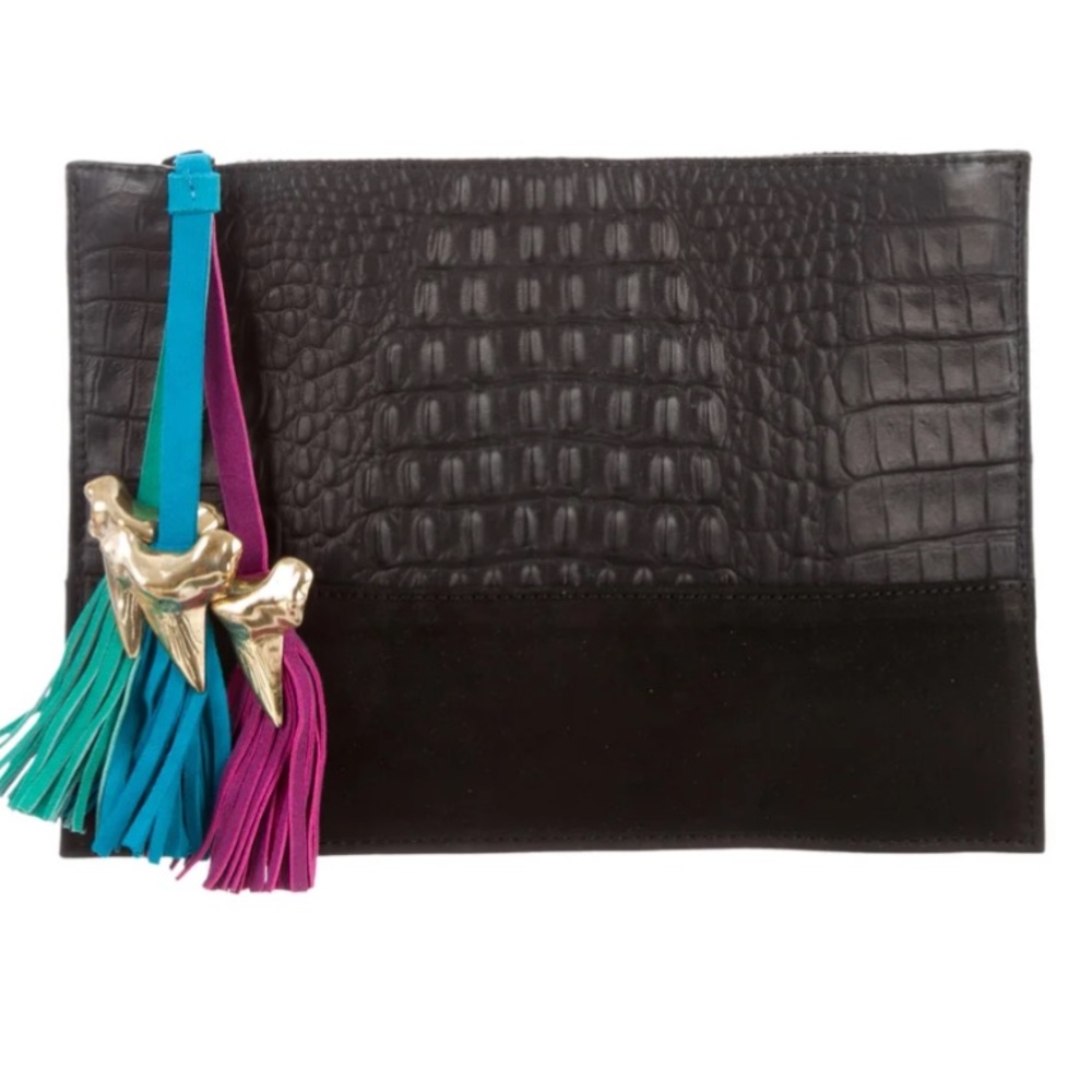 Mara & Mine Shark Tooth Clutch Bag